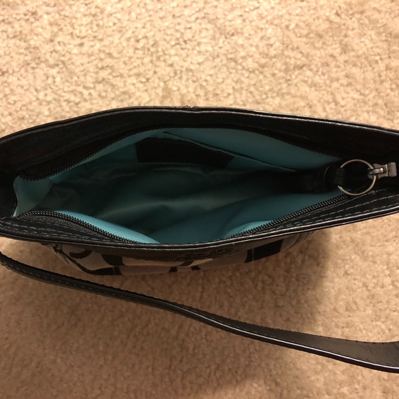 Coach Zoe black/grey satchel - Picture 7 of 8